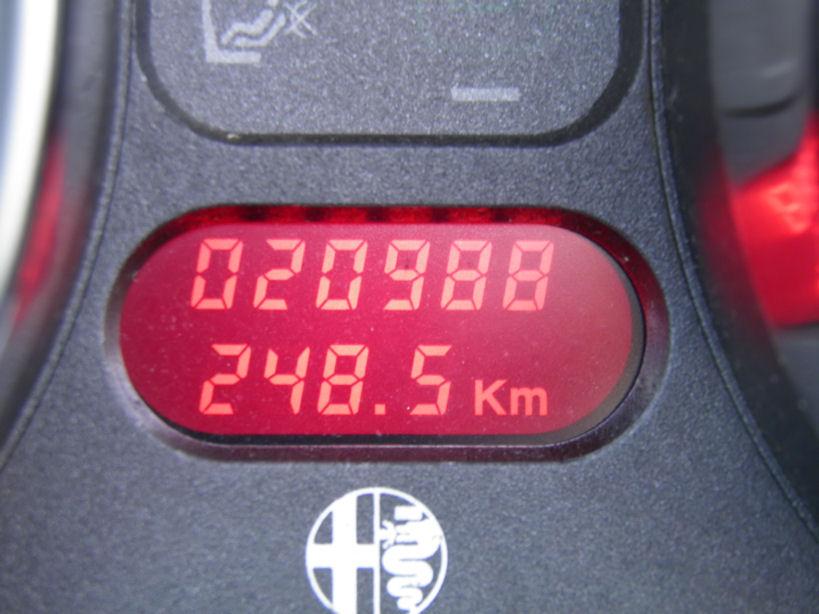 交換後150km走行