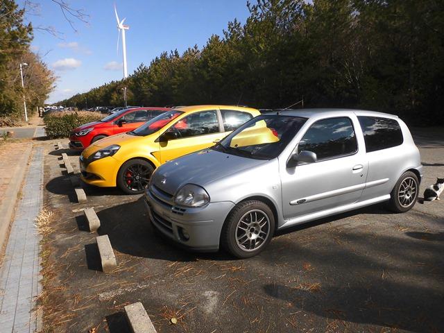 本国クリオ２台と僕のルーちゃん