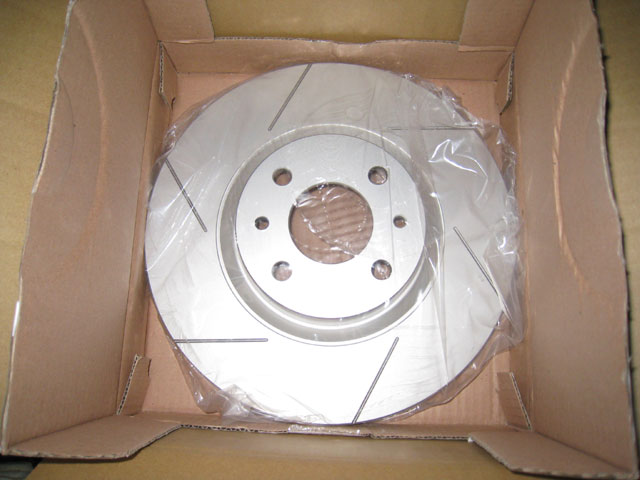 DIXCELフロントブレーキローター　スリット加工品