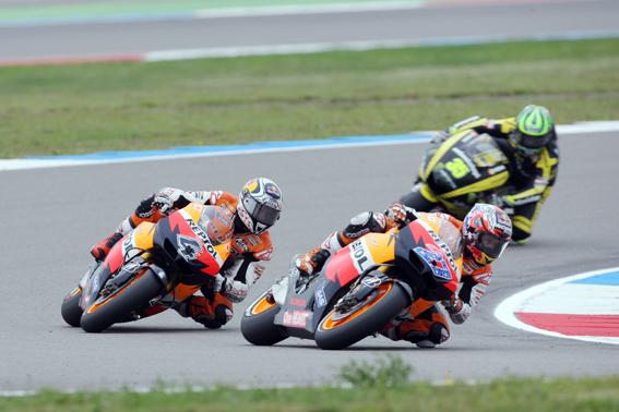 ケーシー・ストーナーとアンドレア・ドビツィオーソ